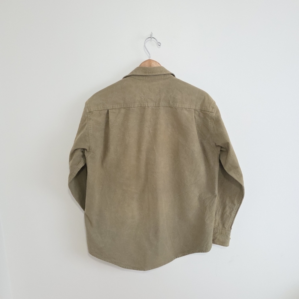 Cabela's Khaki Flannel Shirt Jacket - Picture 5 of 5